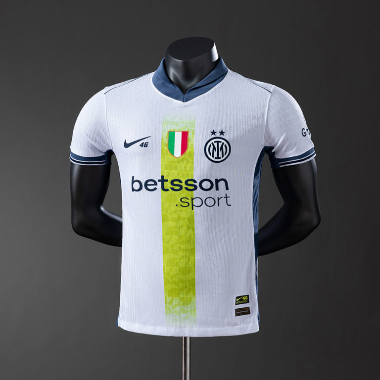 Mens Inter Milan 2024/25 Away Joint Edition White Jersey Player Version