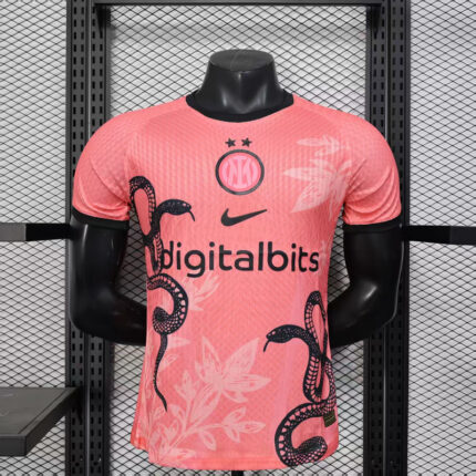 Mens Inter Milan 2025/26 Pink Special Jersey Player Version
