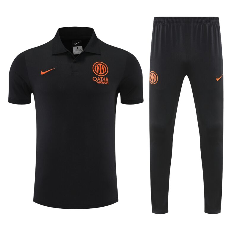 Mens Inter Milan 2025/26 Suit Black Polo