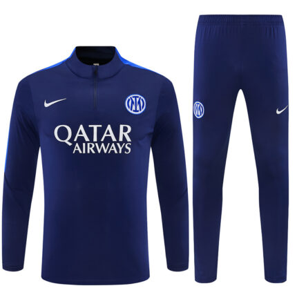 Mens Inter Milan 2026/27 Half-zip Navy Blue Tracksuit