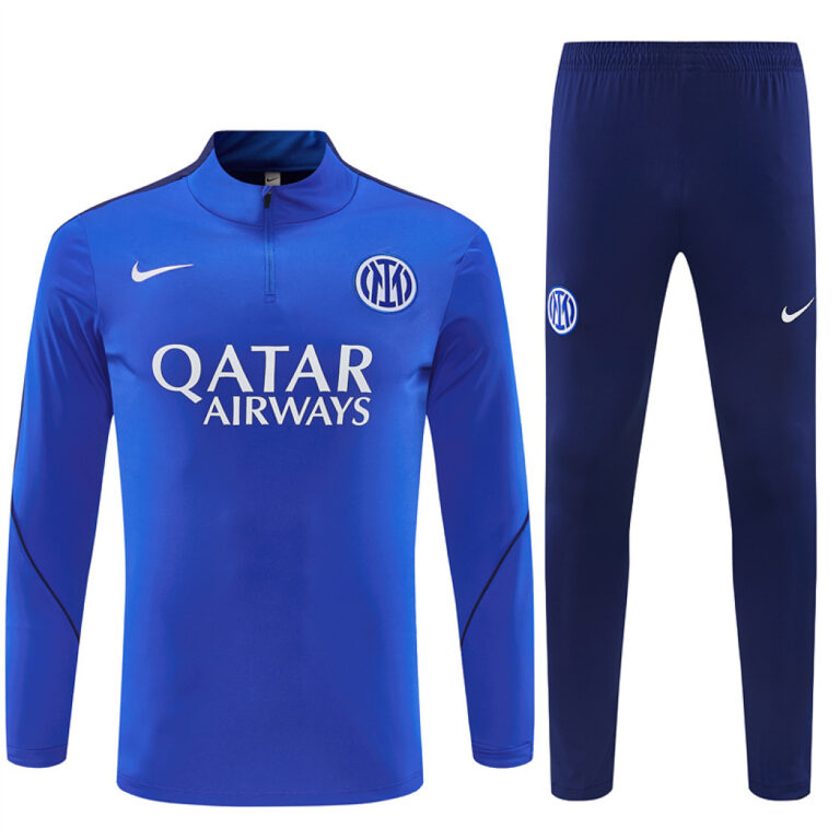 Mens Inter Milan 2026/27 Half-zip Royal Blue Tracksuit