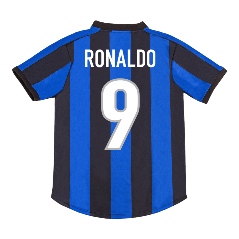 Mens Inter Milan Retro Home Jersey – Ronaldo 9