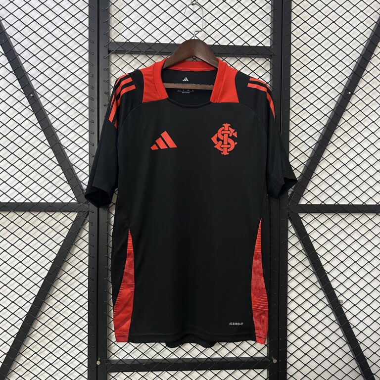 Mens Internacional 2025/26 Black and red Training Jersey