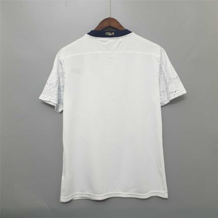 Mens Italy 2020 Away White Retro Style Jersey