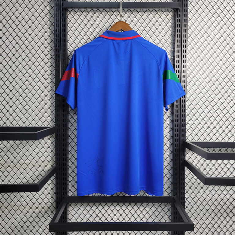 Mens Italy 2023 Blue Polo