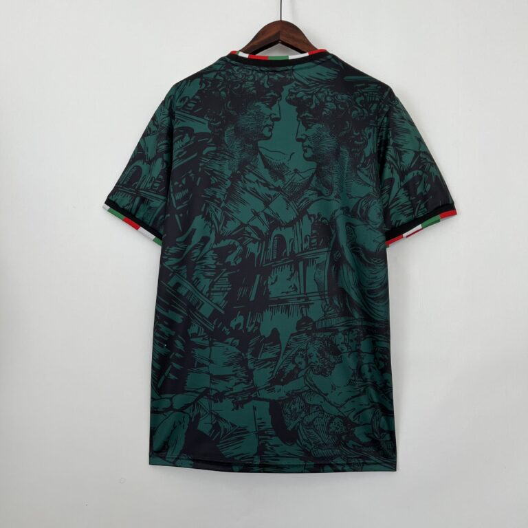 Mens Italy 2023 Green Training Jersey