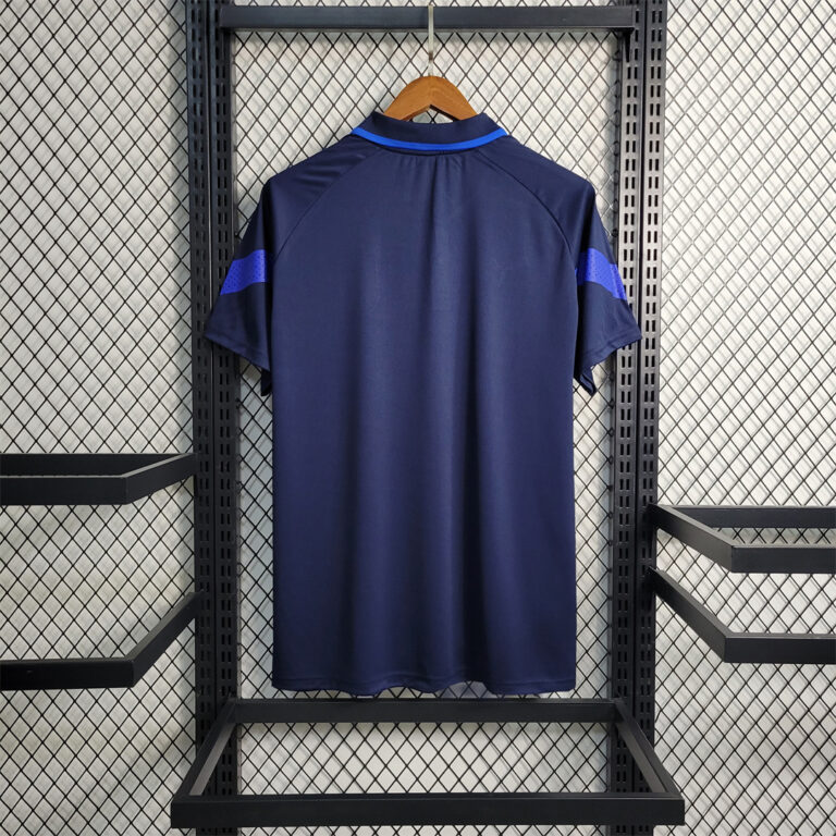 Mens Italy 2023 Royal Blue Polo