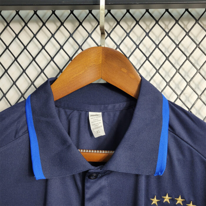 Mens Italy 2023 Royal Blue Polo
