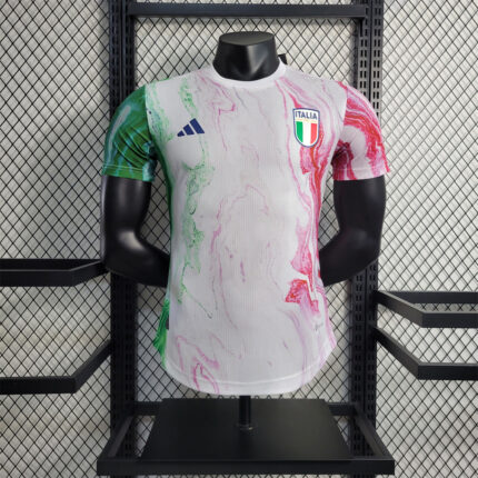 Mens Italy 2023 White Training Jersey Player Version