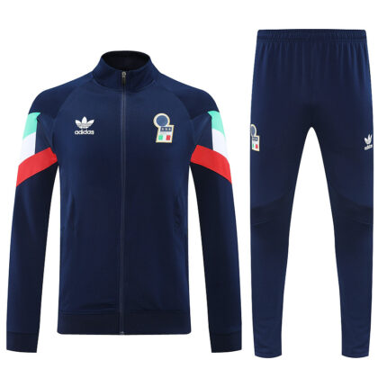 Mens Italy 2025 Dark Blue Tracksuit