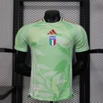 Mens Italy 2025 Green Training Jersey Player Version