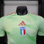 Mens Italy 2025 Green Training Jersey Player Version