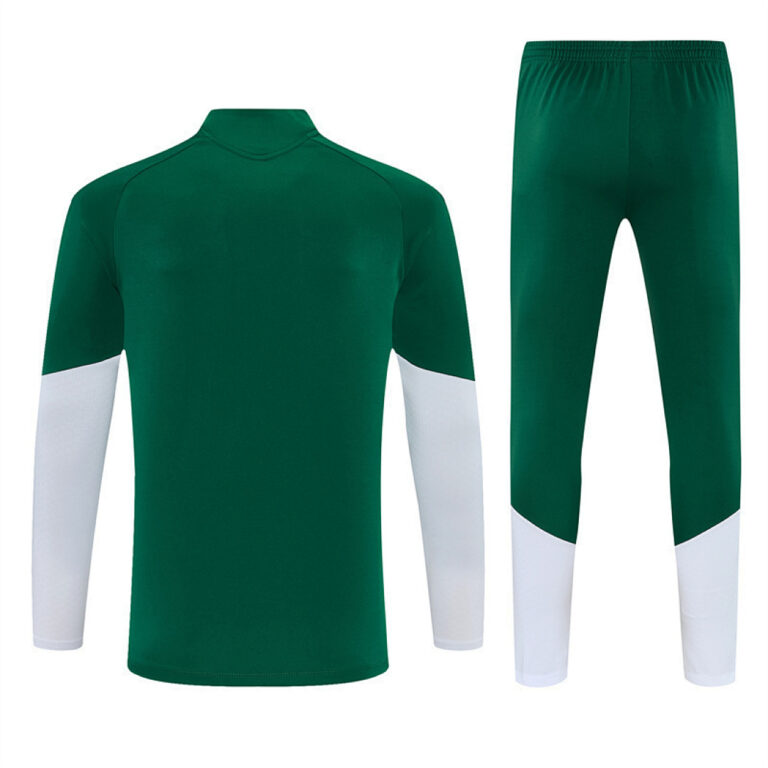 Mens Italy 2026 World Cup Half-zip Green Tracksuit