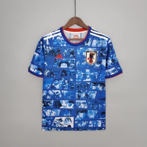 Mens Japan 2021 Commemorative Edition Blue Retro Style Jersey