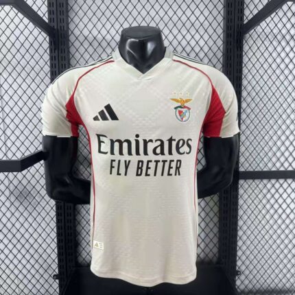 Mens Japan 2025/26 Away Benfica Jersey Player Version