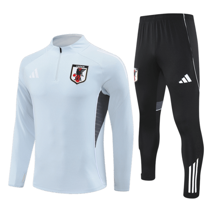 Mens Japan 2026 World Cup 1 4 Zip World Cup White Tracksuit