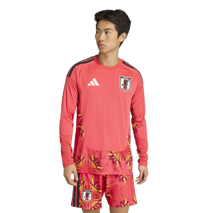 Mens Japan 2026 World Cup Goalkeeper World Cup LS Red Long Sleeve Jersey