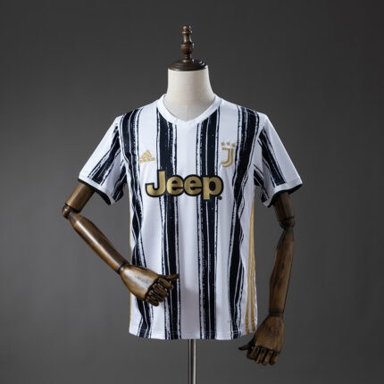 Mens Juventus 2020/21 Home Retro Style Jersey