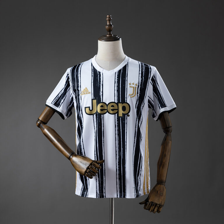 Mens Juventus 2020/21 Home Retro Style Jersey