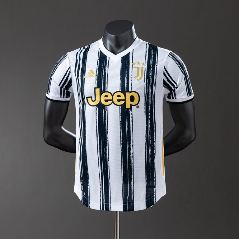 Mens Juventus 2020/21 Home Retro Style Jersey Player Version