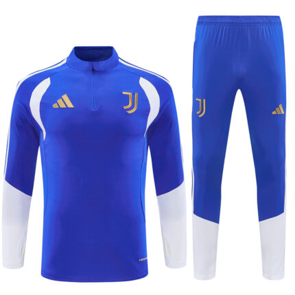 Mens Juventus 2026/27 Half-zip Royal Blue Tracksuit
