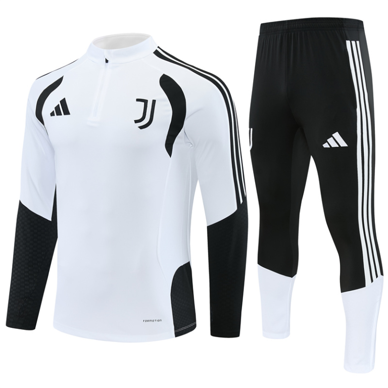 Mens Juventus 2026/27 Half-zip White Tracksuit