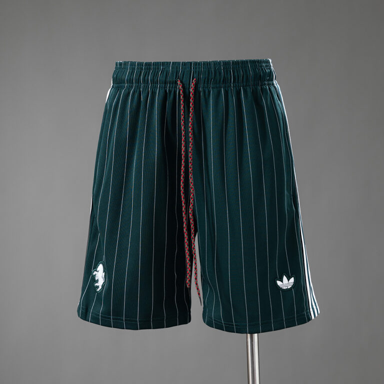 Mens Juventus Juventues Terrace Icons Dark Green Shorts