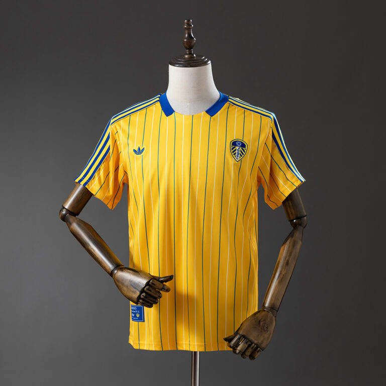 Mens Leeds United F.C. 2025/26 Yellow Special Edition Retro Style Jersey