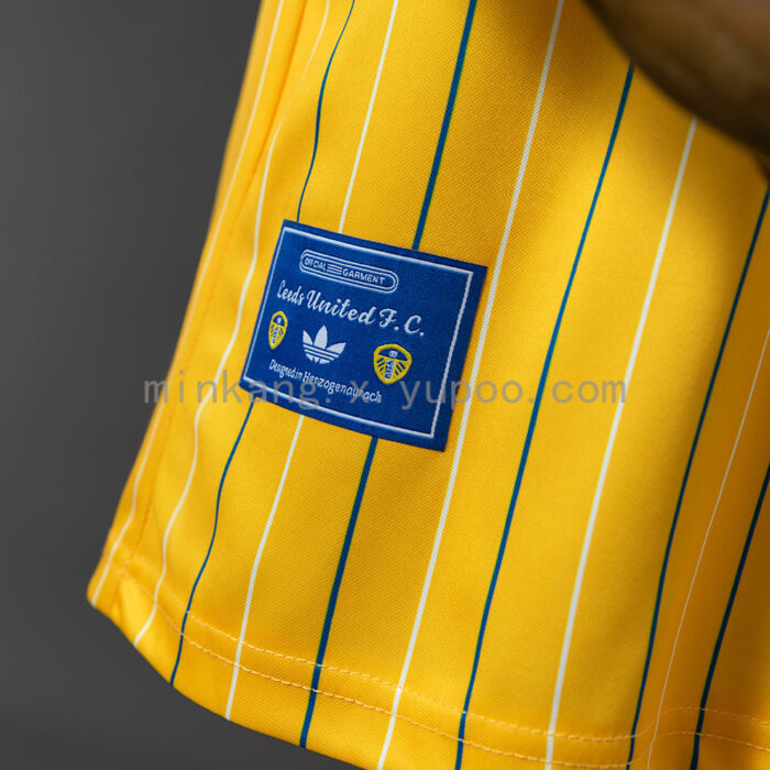 Mens Leeds United F.C. 2025/26 Yellow Special Edition Retro Style Jersey
