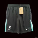 Mens Liverpool 2024/25 Away Black Shorts