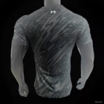 Mens Liverpool 2024/25 Goalkeeper Black Jersey Player Version
