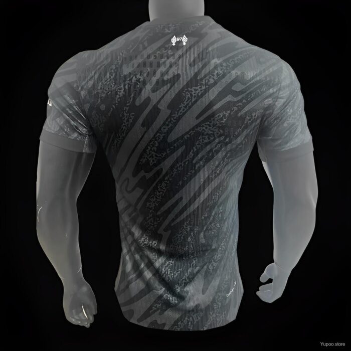 Mens Liverpool 2024/25 Goalkeeper Black Jersey Player Version