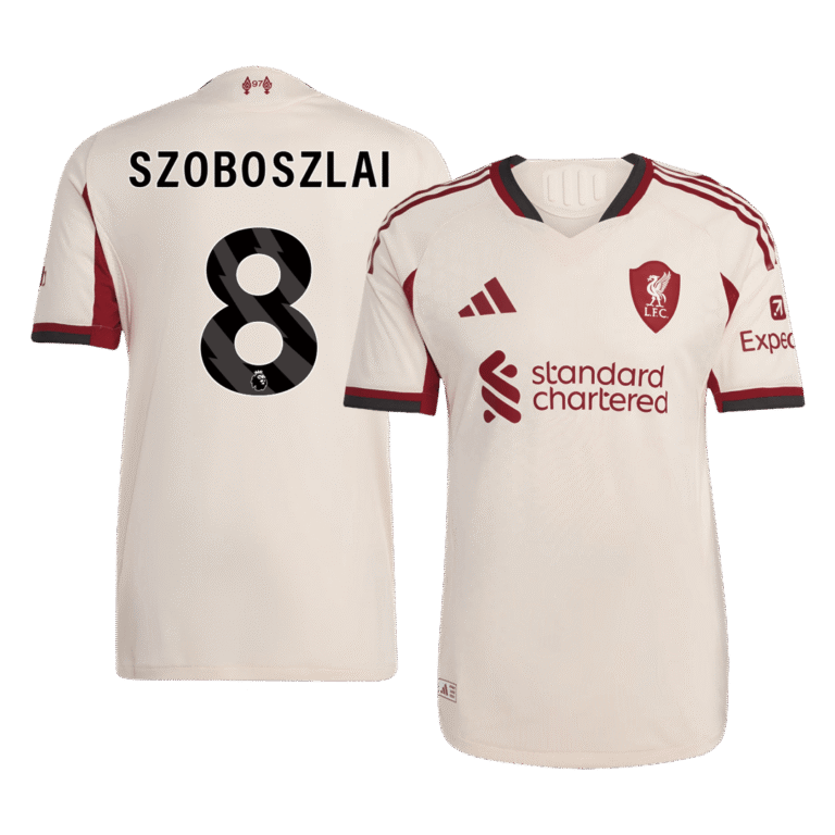 Mens Liverpool 2025/26 Away Jersey – Szoboszlai 8