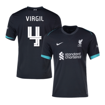 Mens Liverpool 2025/26 Away Jersey – Virgil 4