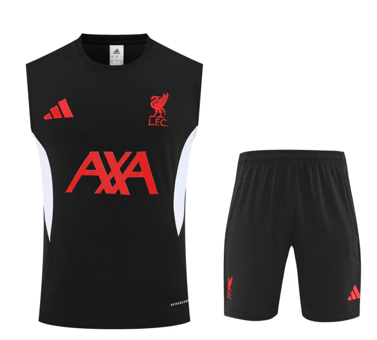 Mens Liverpool 2025/26 Black Training Vest