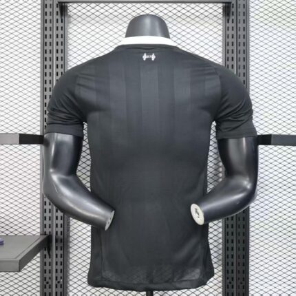 Mens Liverpool 2025/26 Goalkeeper Black Jersey Player Version