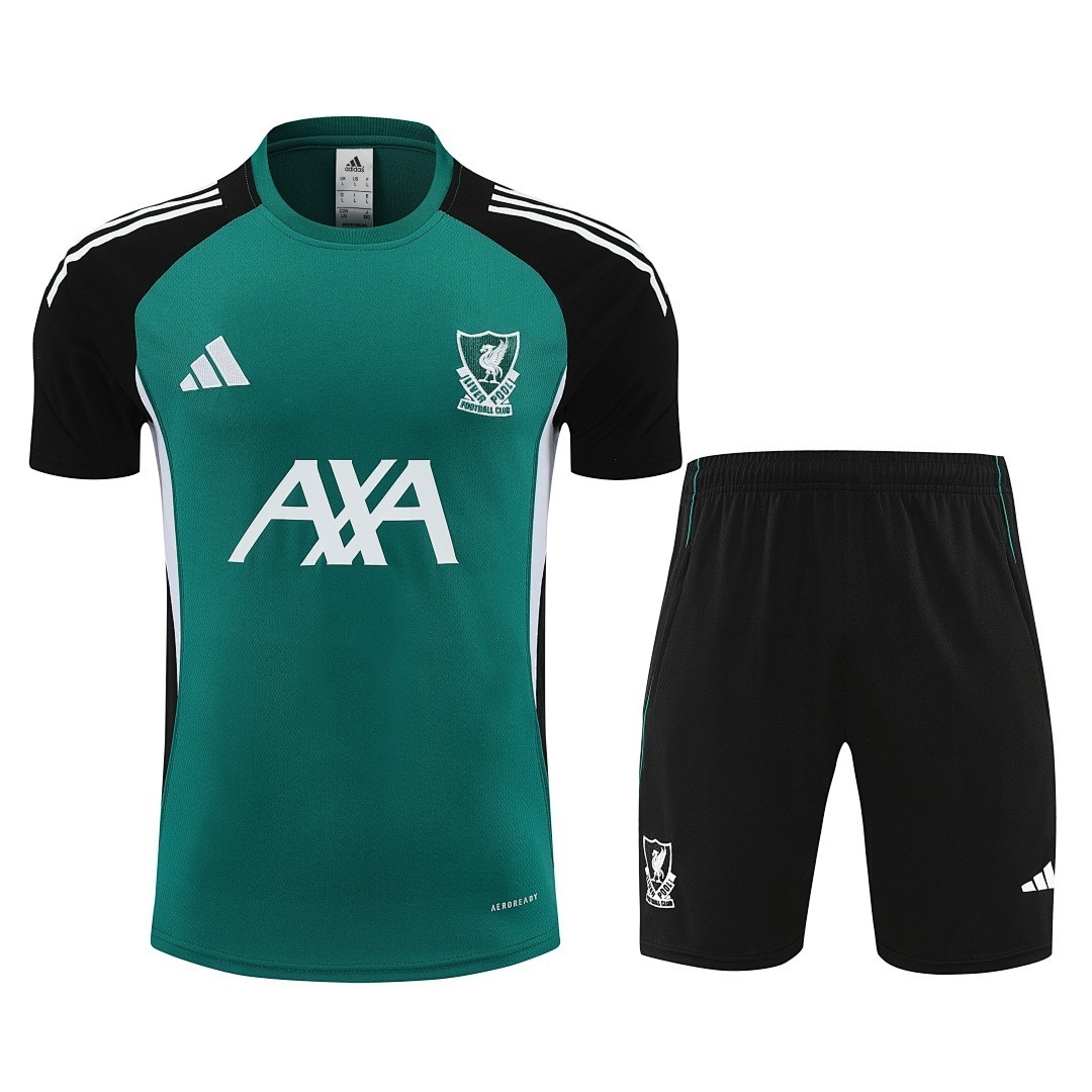 Mens Liverpool 2025/26 Green Training Jersey Mens Liverpool 2025/26 Green Training Jersey