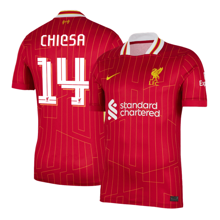 Mens Liverpool 2025/26 Home Jersey – Chiesa 14