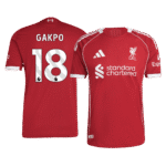 Mens Liverpool 2025/26 Home Jersey – Gakpo 18