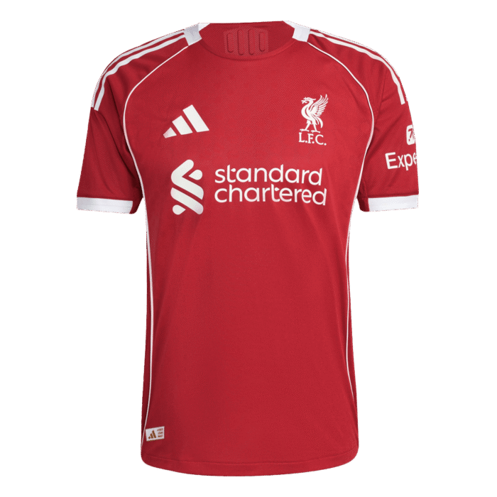 Mens Liverpool 2025/26 Home Jersey – Isak 9 front