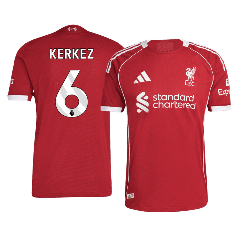 Mens Liverpool 2025/26 Home Jersey – Kerkez 6