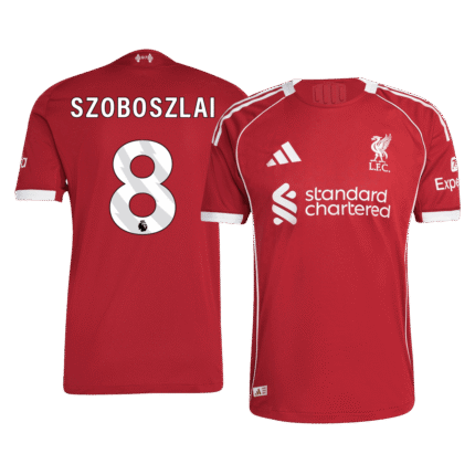 Mens Liverpool 2025/26 Home Jersey – Szoboszlai 8