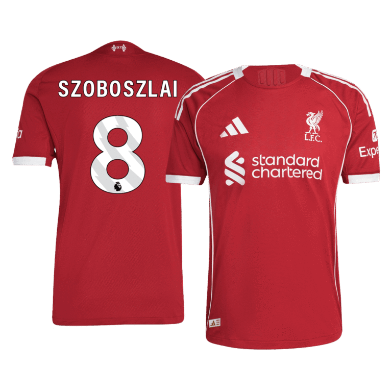 Mens Liverpool 2025/26 Home Jersey – Szoboszlai 8