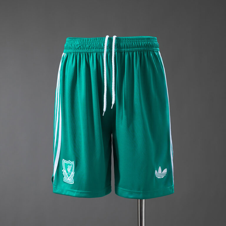 Mens Liverpool 2025/26 Third Green Shorts