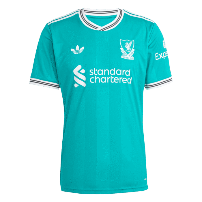 Mens Liverpool 2025/26 Third Jersey – Isak 9 front