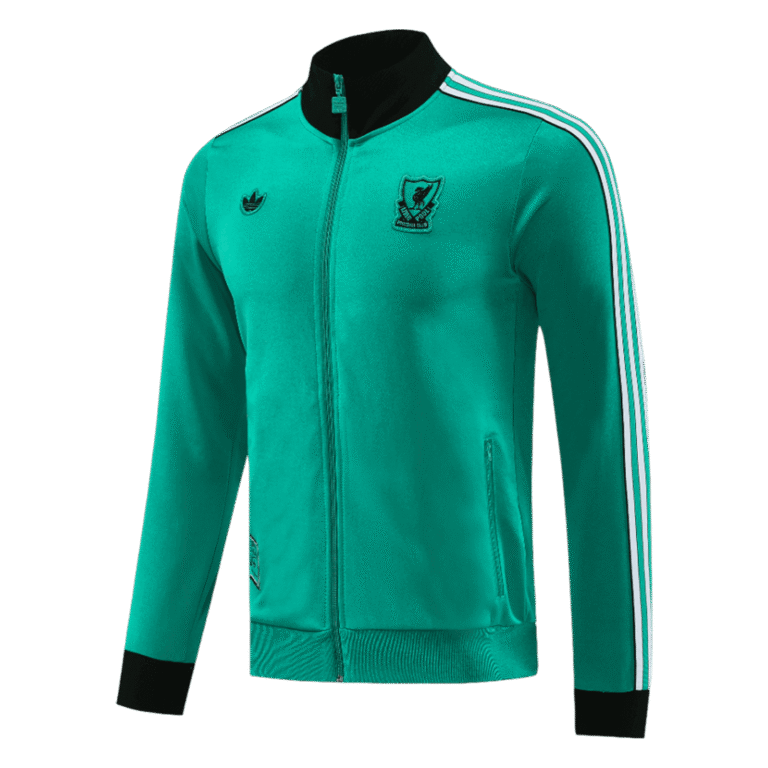 Mens Liverpool 2025/26 Track Green Jacket