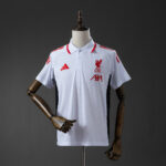 Mens Liverpool 2025/26 White Polo