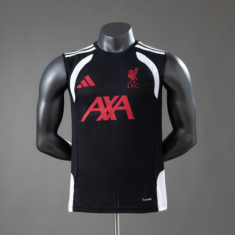 Mens Liverpool 2026/27 Black Training Vest Player Version
