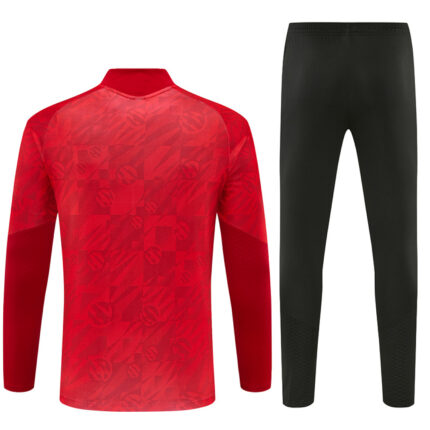 Mens Liverpool 2026/27 Camo Half-zip Red Tracksuit