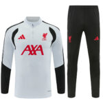 Mens Liverpool 2026/27 Half-zip Light Gray Tracksuit
